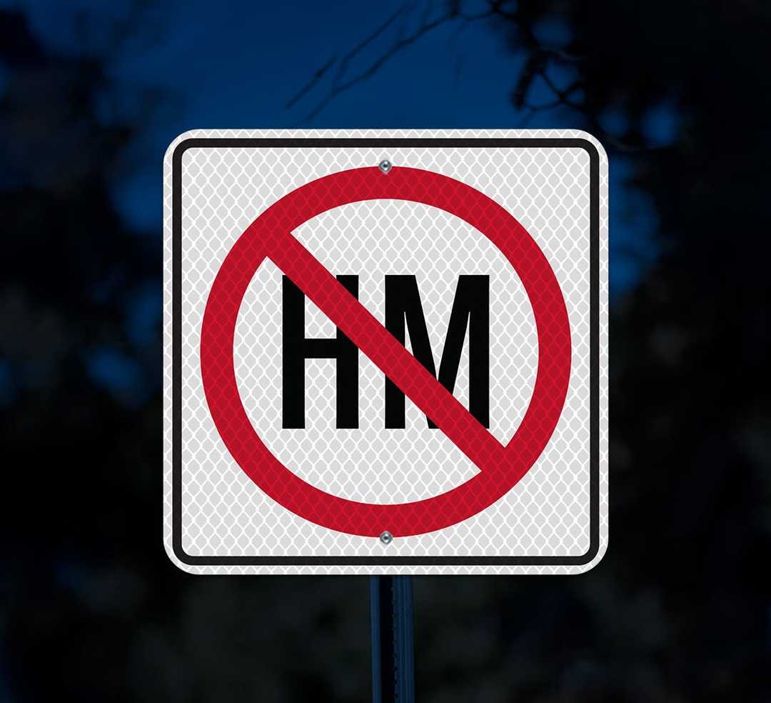 MUTCD Compliant Truck Route Aluminum Sign (Diamond Reflective)