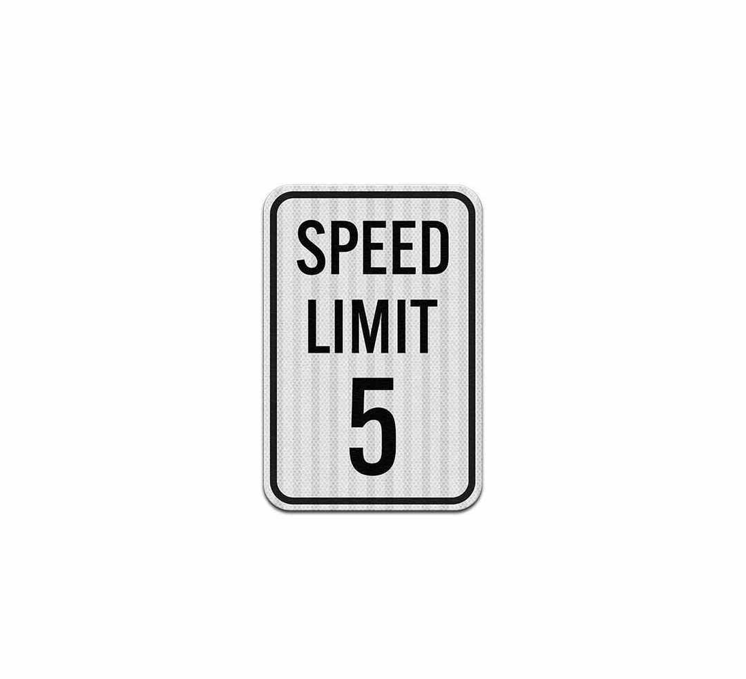 Speed Regulation Aluminum Sign (EGR Reflective)