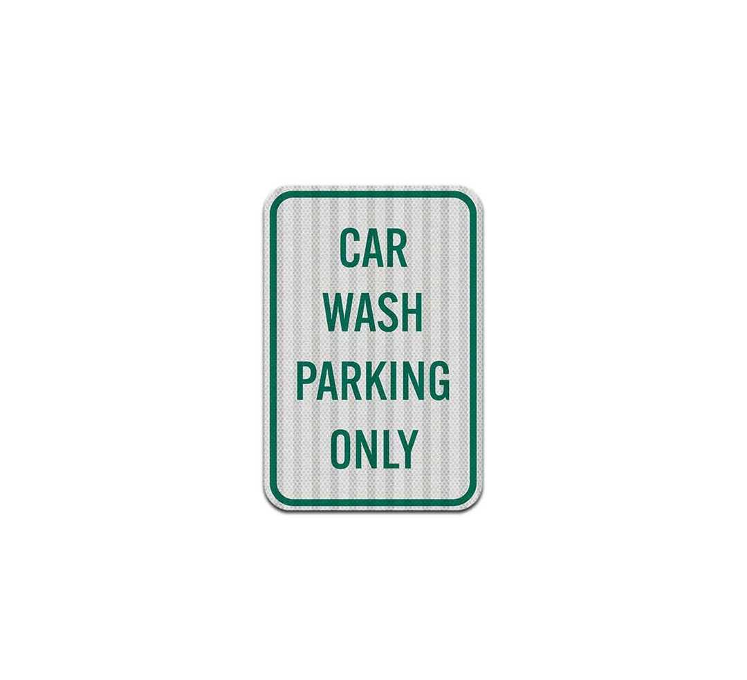 Car Wash Parking Aluminum Sign (HIP Reflective)