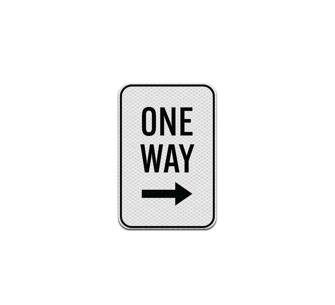 One Way Parking Aluminum Sign (Diamond Reflective)