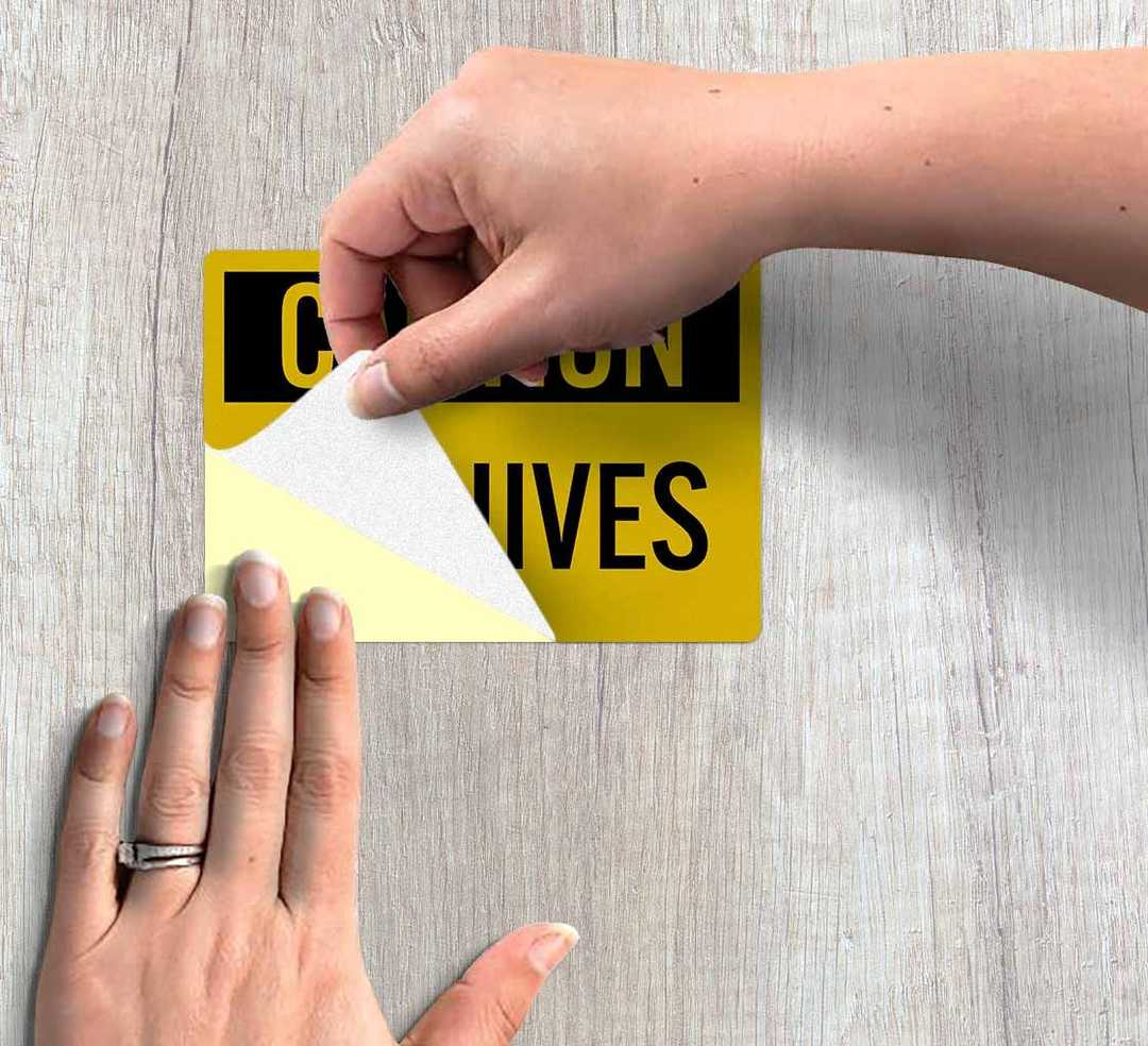 OSHA Caution Beehives Decal (Reflective)