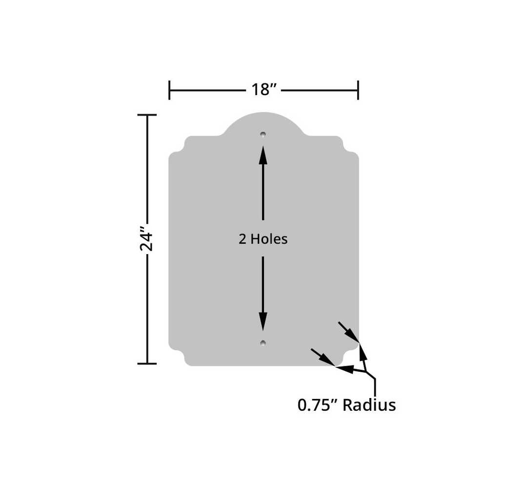 Social Distancing Playground Rules Aluminum Sign (HIP Reflective)