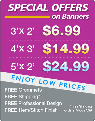 Get Lowest Price Advertising Banners