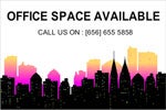 Custom banner for office space