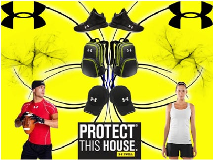 Fig: Use of symmetry in an advertisement by under armour