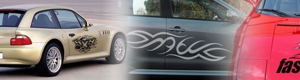 Car Decals Stickers (Clear)