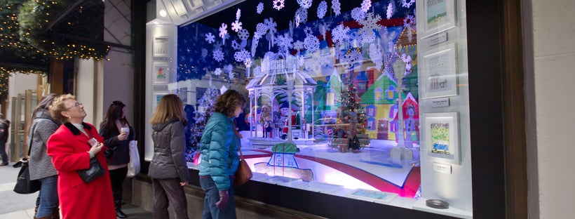 Retailers Step Up Their Holiday Window Game - Baltimore Magazine