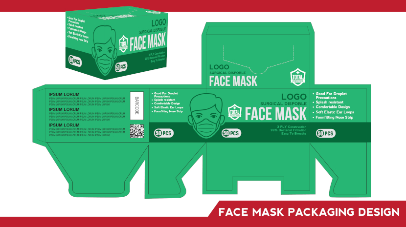 Face Mask packaging