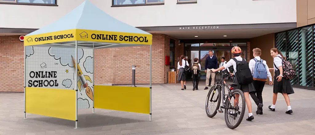 outdoor canopy tent for school