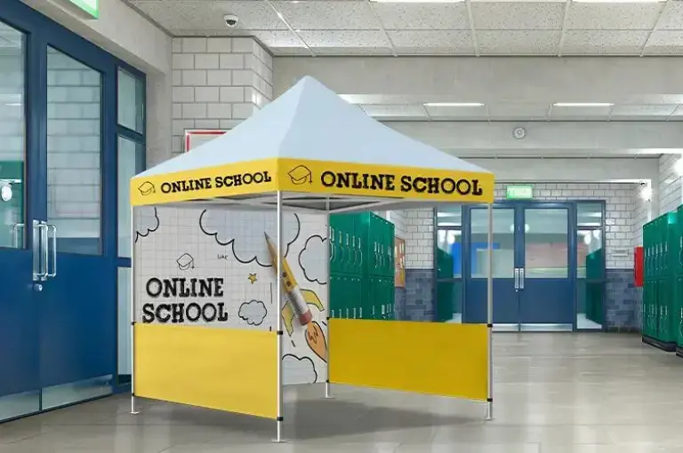 custom canopy tent for school