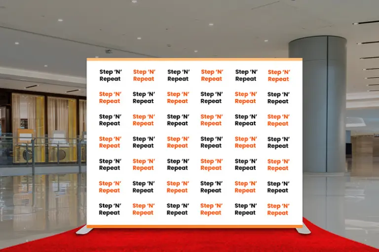 Step and Repeat Banner