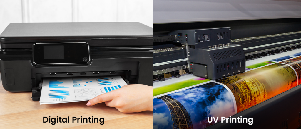 Digital Printing Vs UV printing