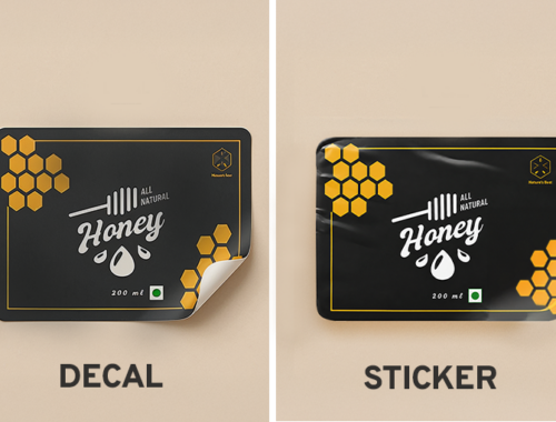 What is the Difference Between Stickers, Decals and Labels