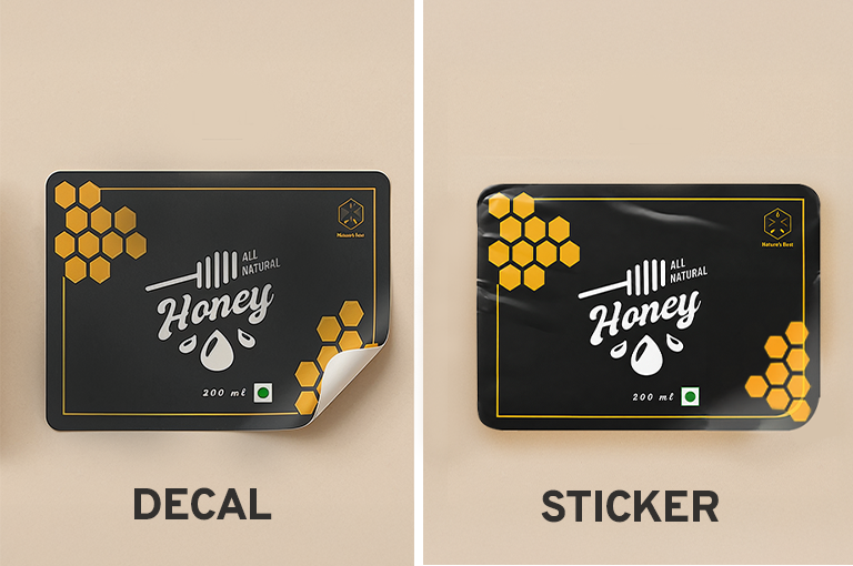 What is the Difference Between Stickers, Decals and Labels
