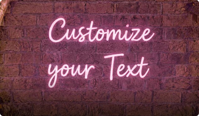 Custom Text Sign